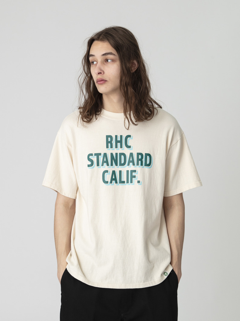 オールドフォントロゴ ティー 詳細画像 white 1