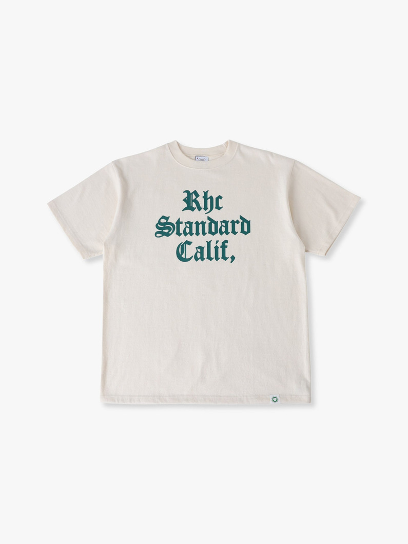 オールドフォントロゴ ティー 詳細画像 white 3