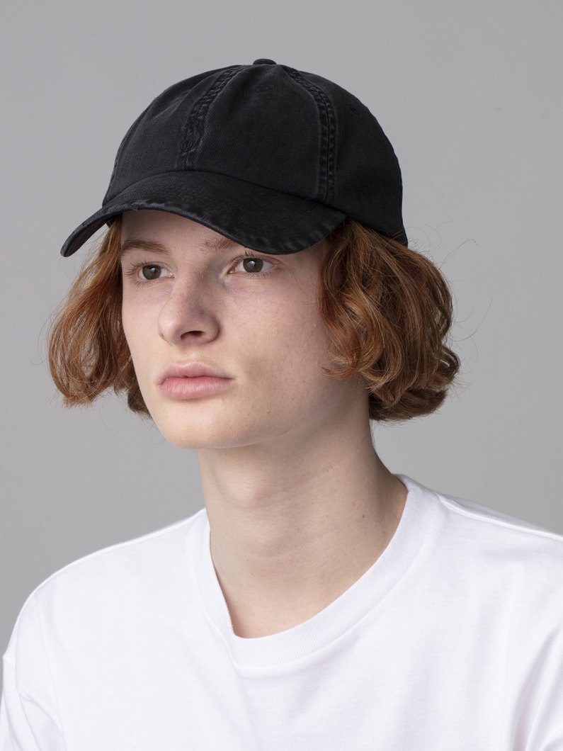 ブラックガーメントダイ クラシック スポーツ キャップ 詳細画像 black 1