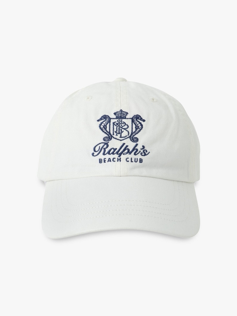 ウーブン ロゴ キャップ 詳細画像 white 1