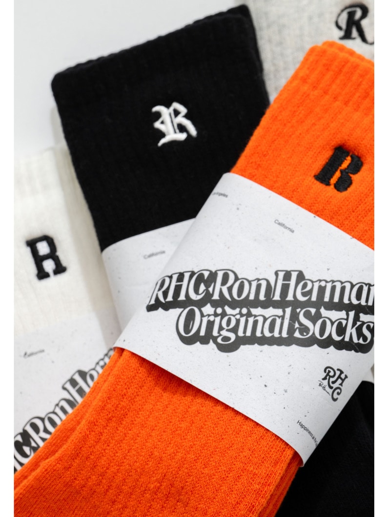 Rロゴ ソックス 詳細画像 white 3