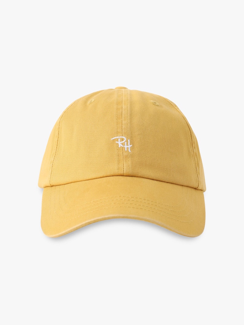 ツイル ロゴキャップ 詳細画像 mustard