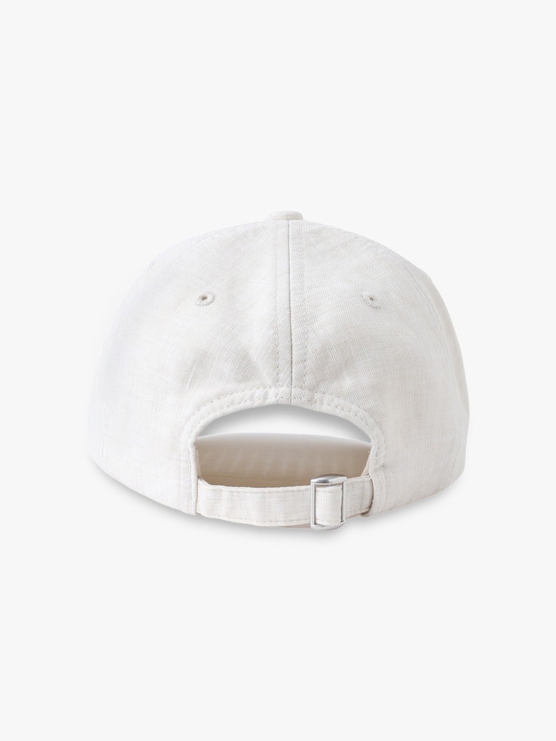 リネン ロゴキャップ 詳細画像 white 2