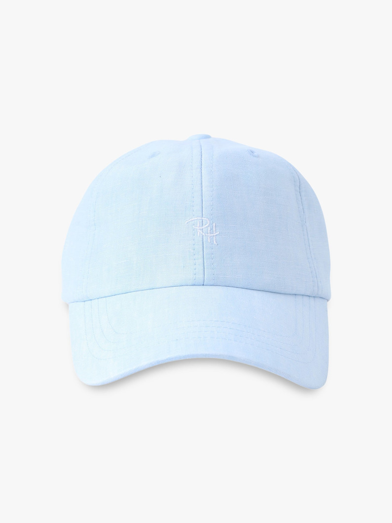 リネン ロゴキャップ 詳細画像 light blue