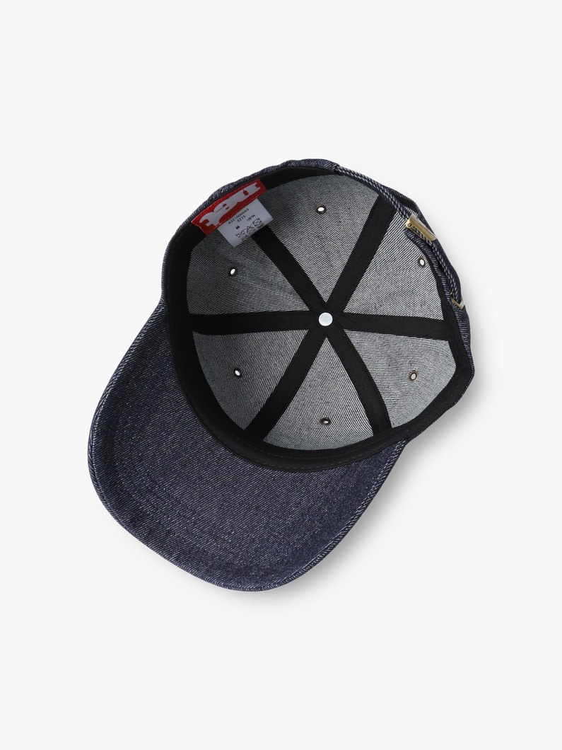 デニム キャップ 詳細画像 indigo 3
