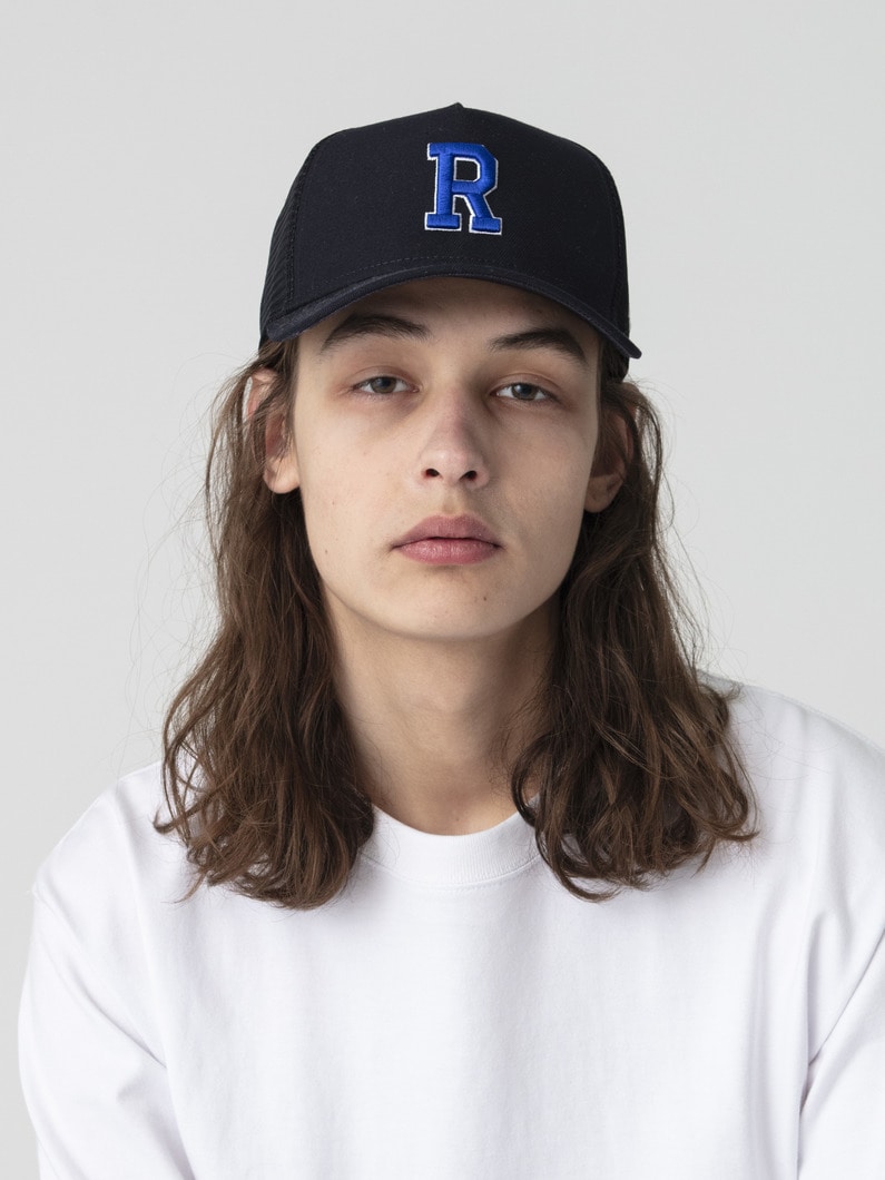 9FIFTY Rロゴ メッシュ キャップ 詳細画像 navy