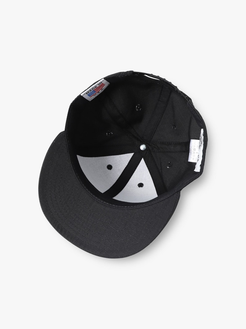 ハイクラウン コットンナイロン キャップ 詳細画像 black 3