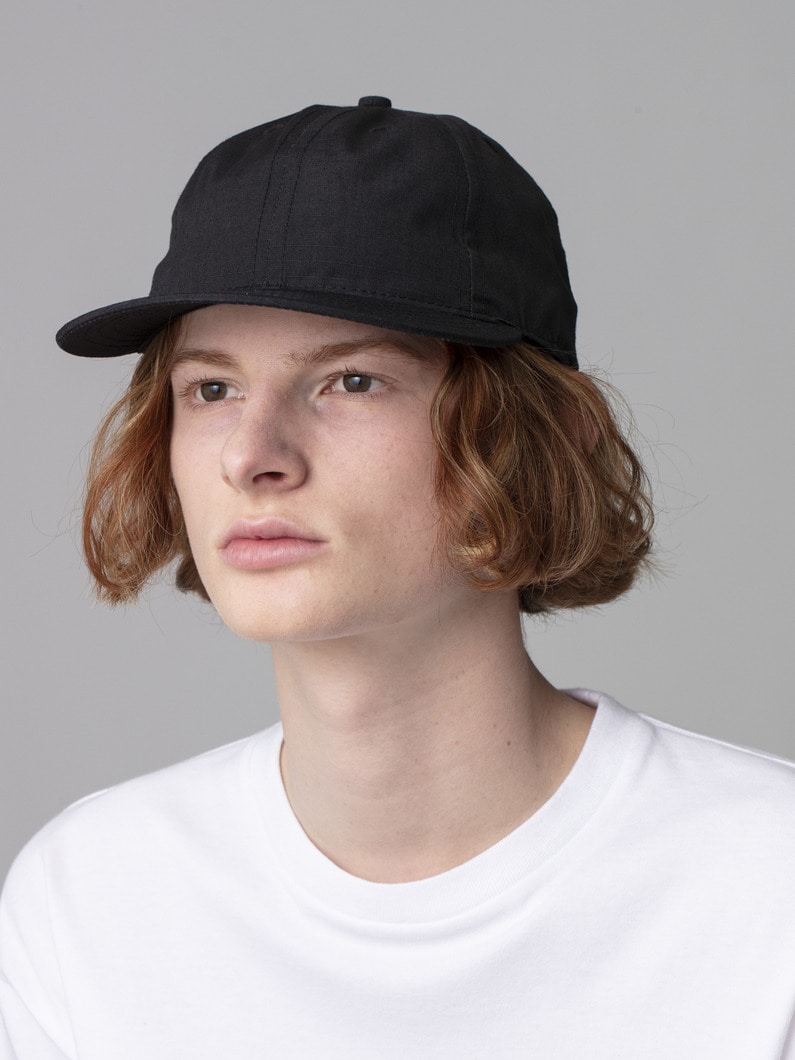 ロウクラウン コットンナイロン キャップ 詳細画像 black 1