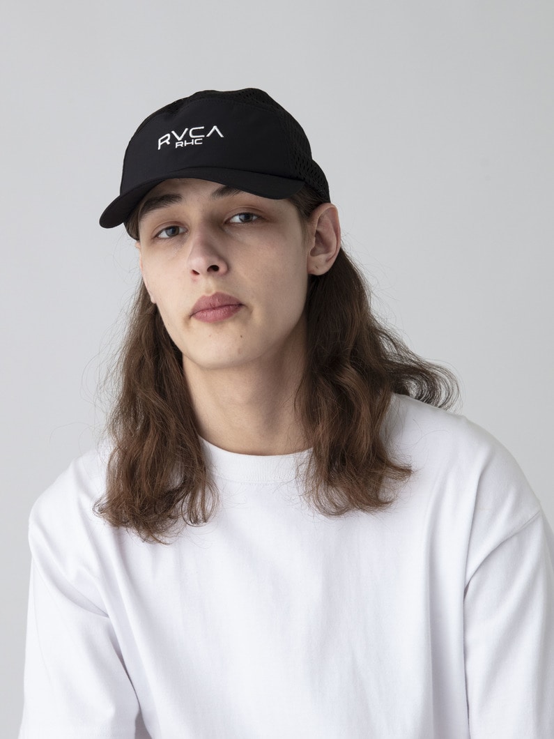 ロゴ メッシュキャップ 詳細画像 black