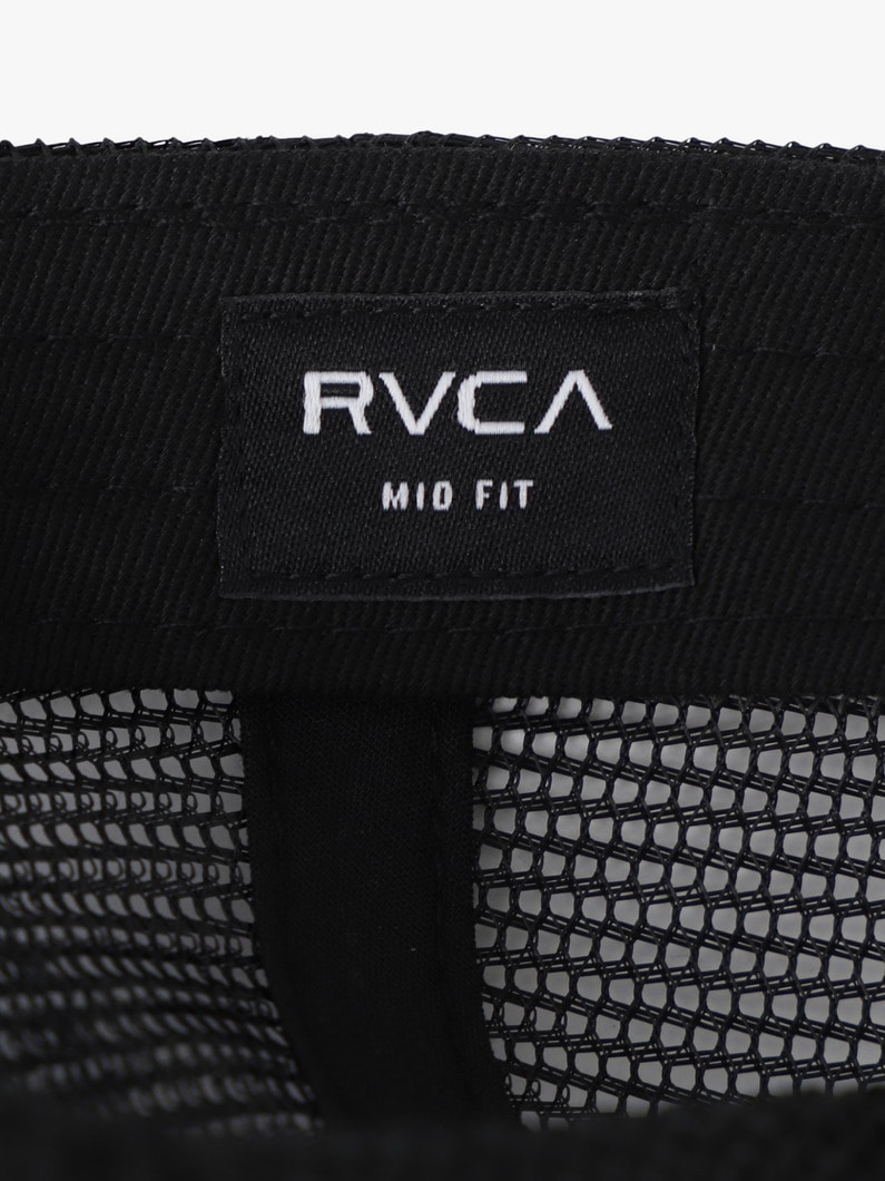 エンブロイダリーロゴ メッシュキャップ 詳細画像 black 4