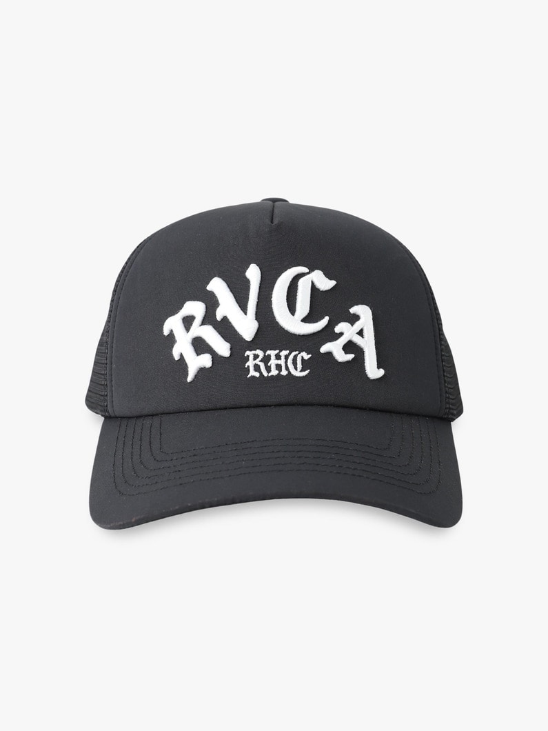 エンブロイダリーロゴ メッシュキャップ 詳細画像 black 2