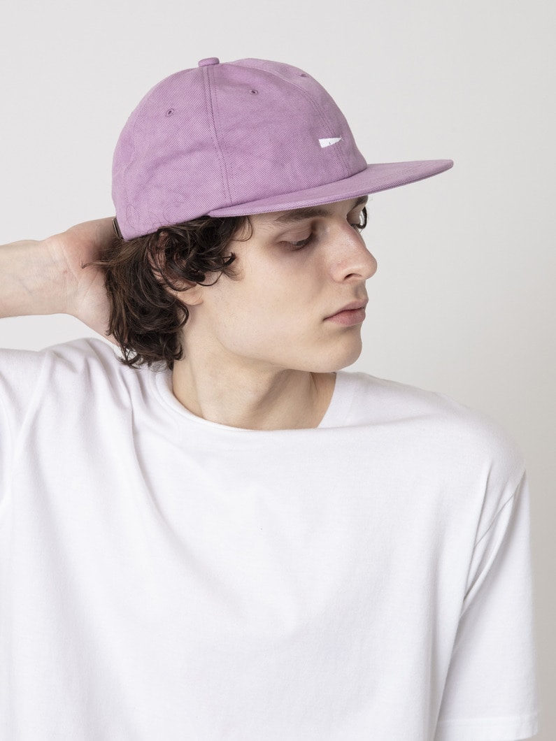 ピグメントダイ カシャロ 6パネルキャップ 詳細画像 purple