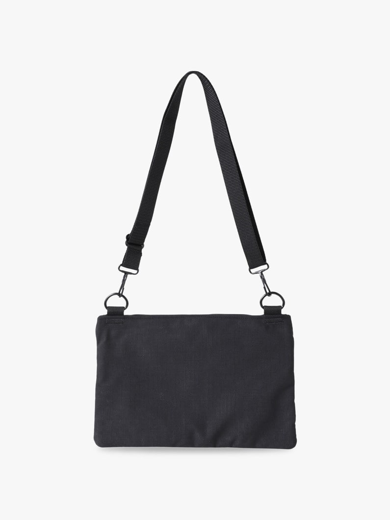 コットンナイロン ショルダーバッグ 詳細画像 black 1