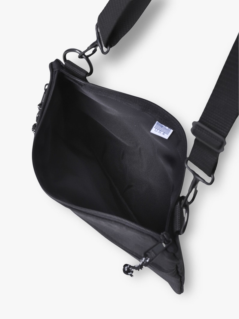 コットンナイロン ショルダーバッグ 詳細画像 black 3