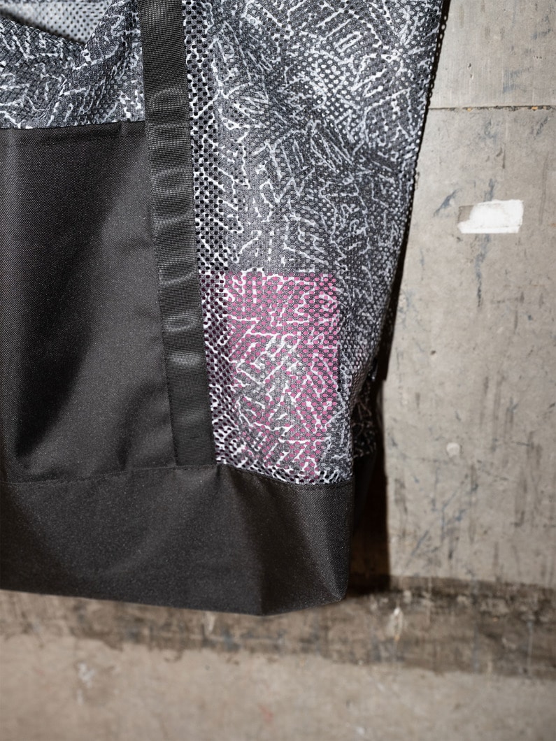 メッシュ トートバッグ 詳細画像 black 2