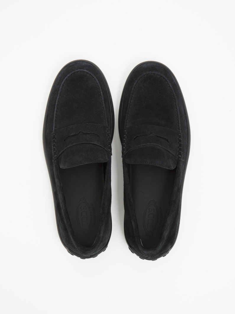 モカシーノ ウィンター ゴンミーノ（スエード） 詳細画像 black 4
