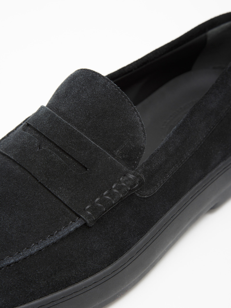 モカシーノ ウィンター ゴンミーノ（スエード） 詳細画像 black 7