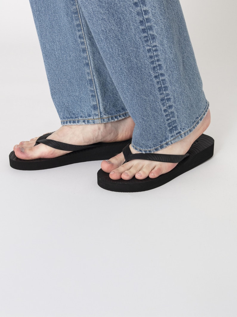 プラットフォーム フラップフリップ サンダル 詳細画像 black 1