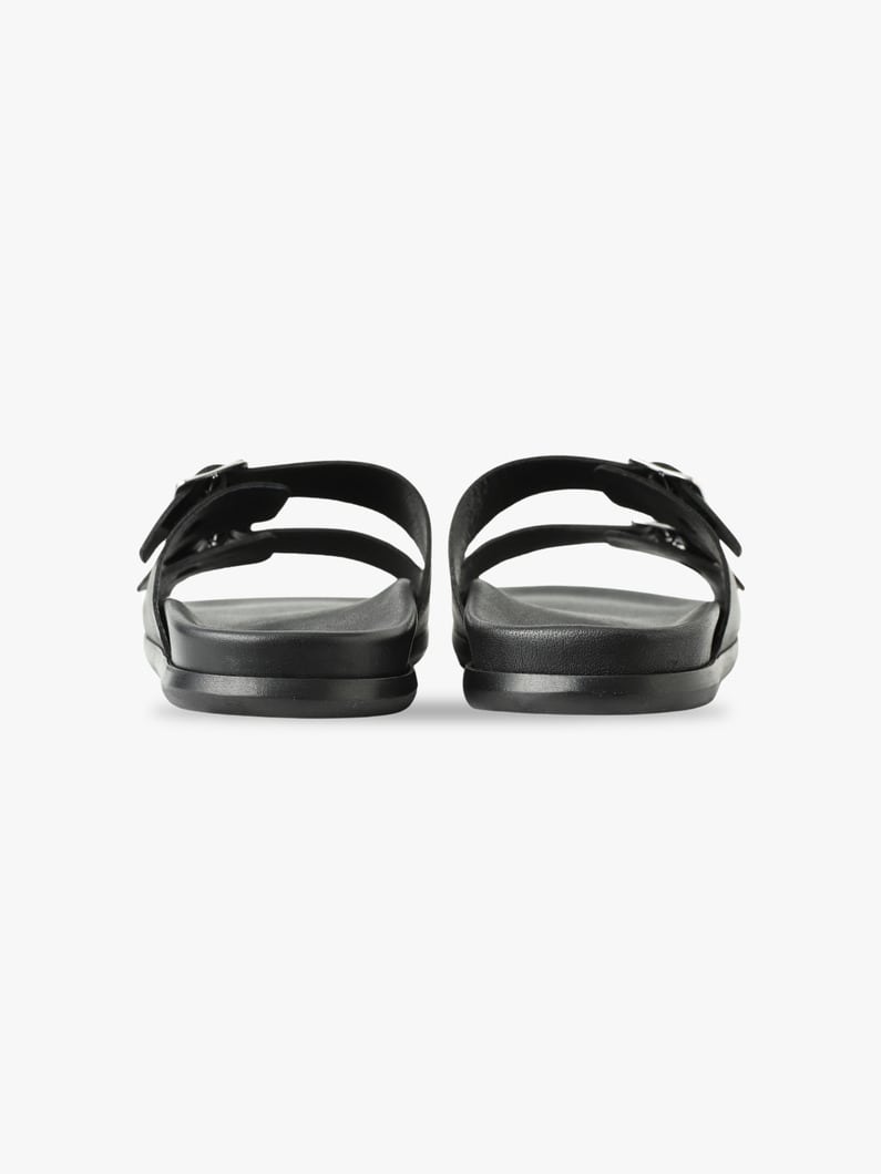 ウォッシュドベジタブルタンニンレザー サンダル 詳細画像 black 5