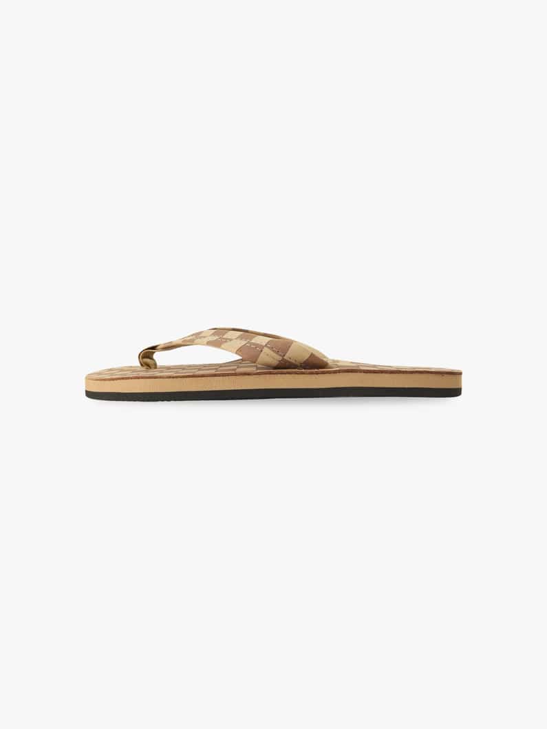 シングルレイヤー チェック サンダル 詳細画像 beige 1