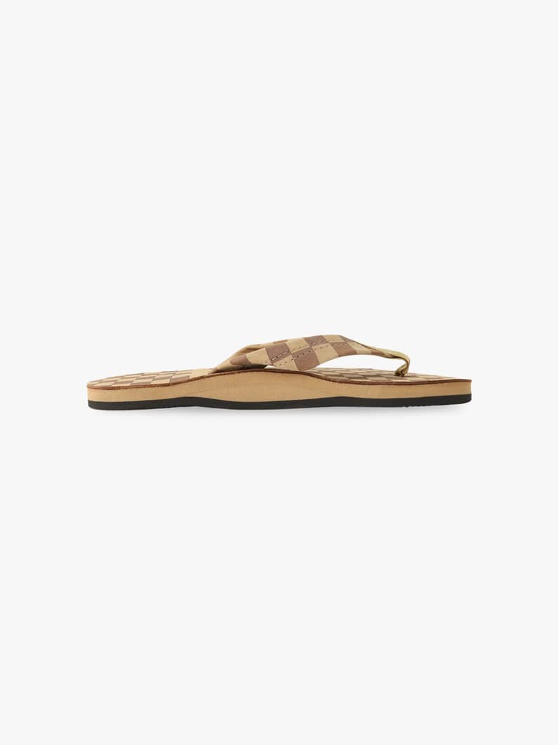 シングルレイヤー チェック サンダル 詳細画像 beige 2