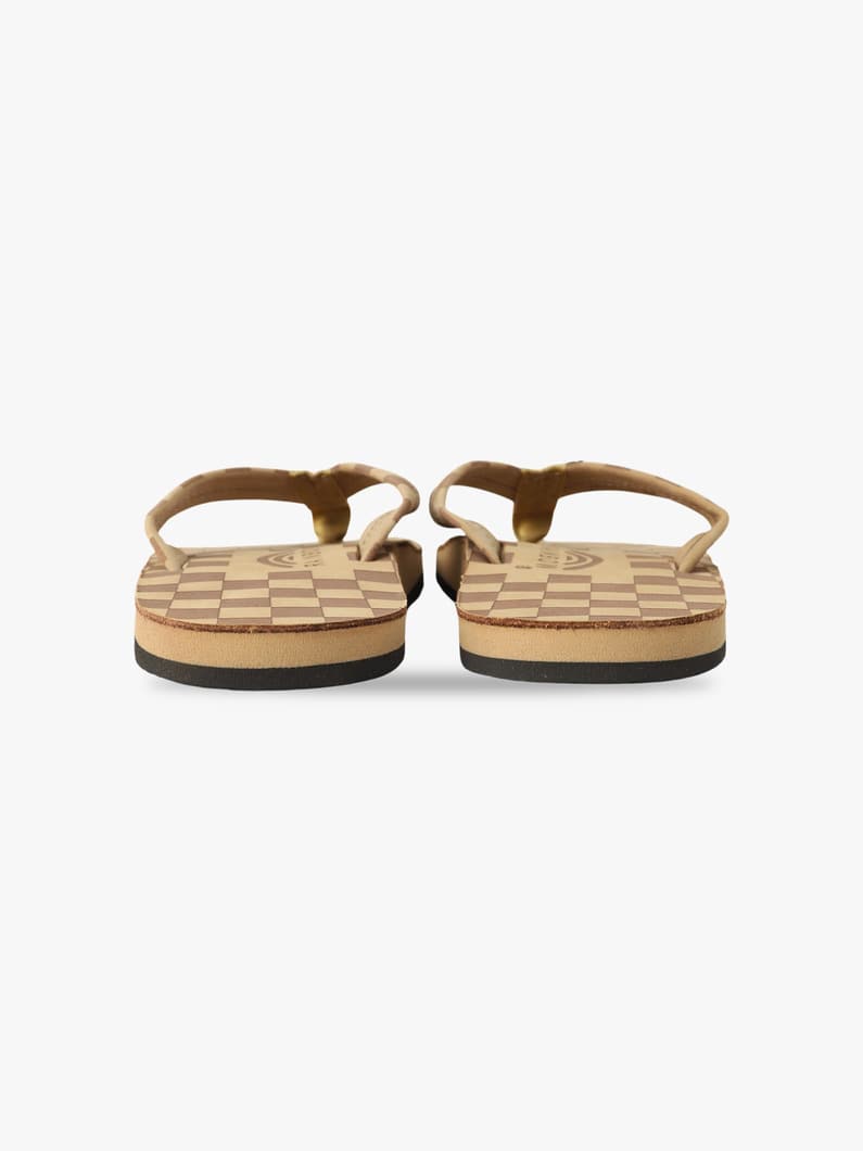 シングルレイヤー チェック サンダル 詳細画像 beige 5