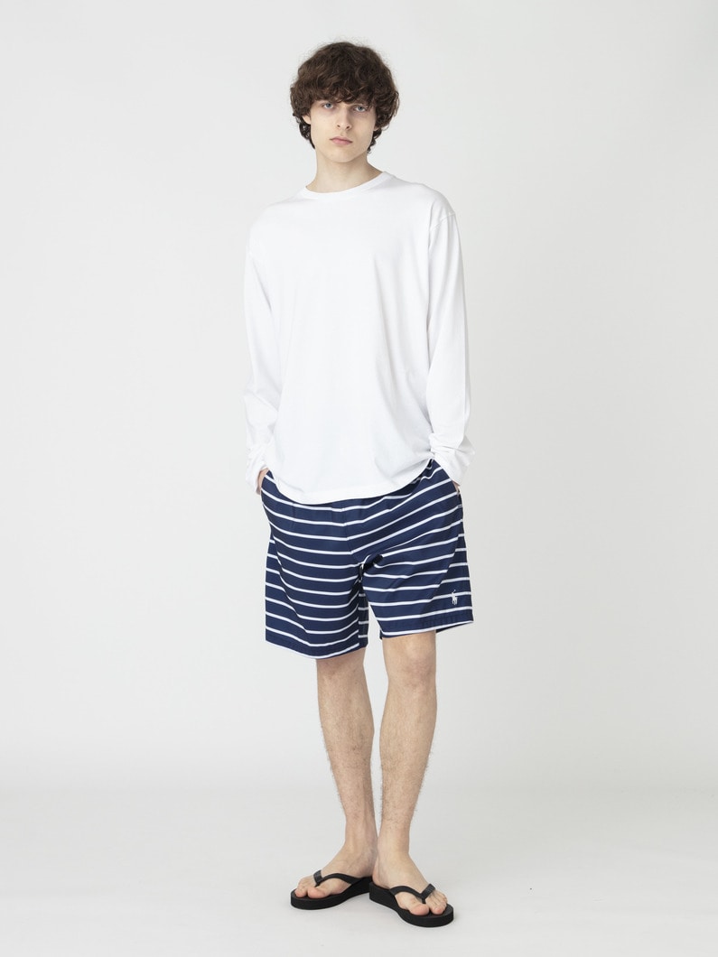 ストライプ スイムショーツ 詳細画像 navy 2