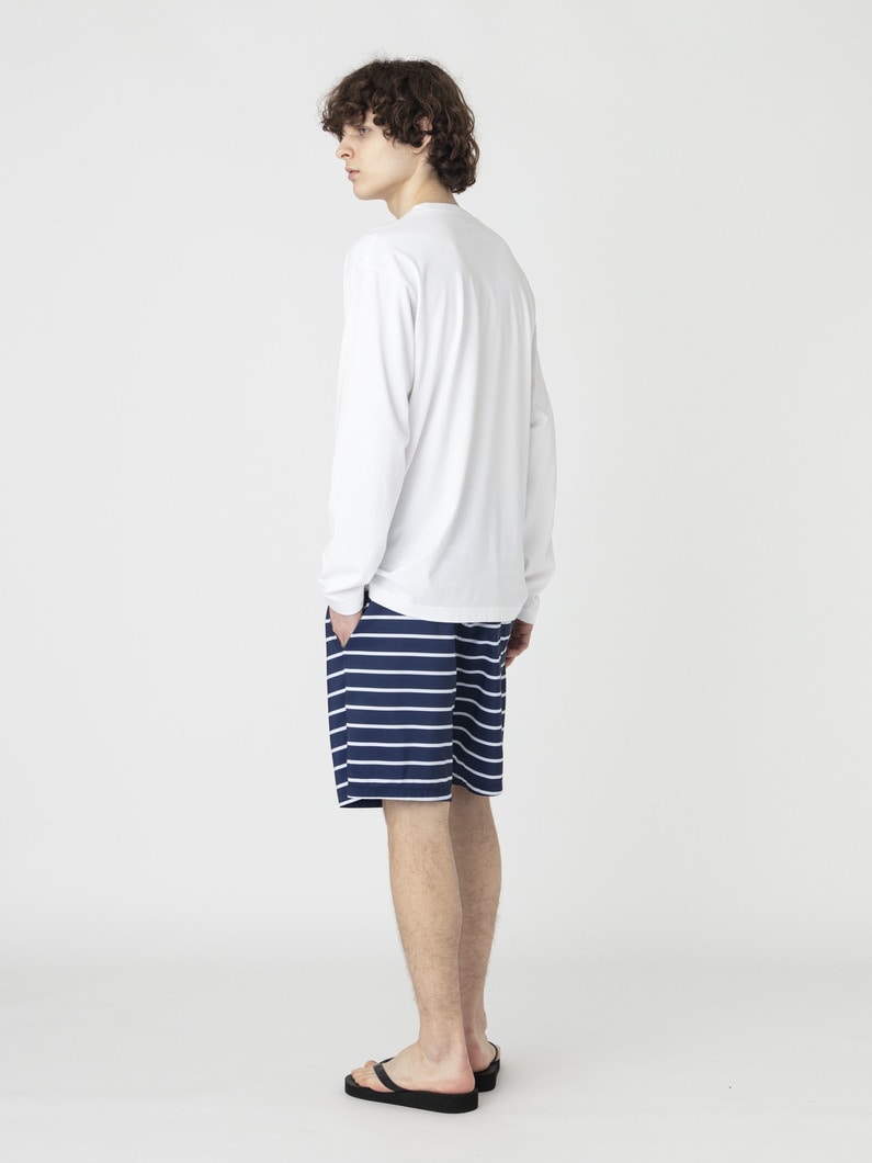ストライプ スイムショーツ 詳細画像 navy 3