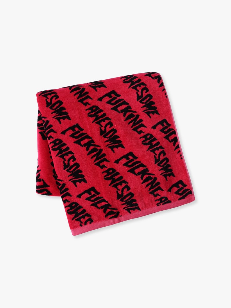 ピンクスタンプ タオル 詳細画像 pink 1