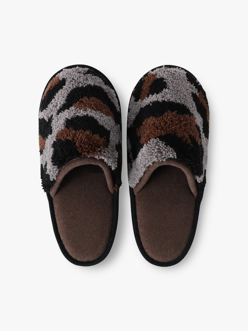 レオパードパターン スリッパ 詳細画像 pink 4