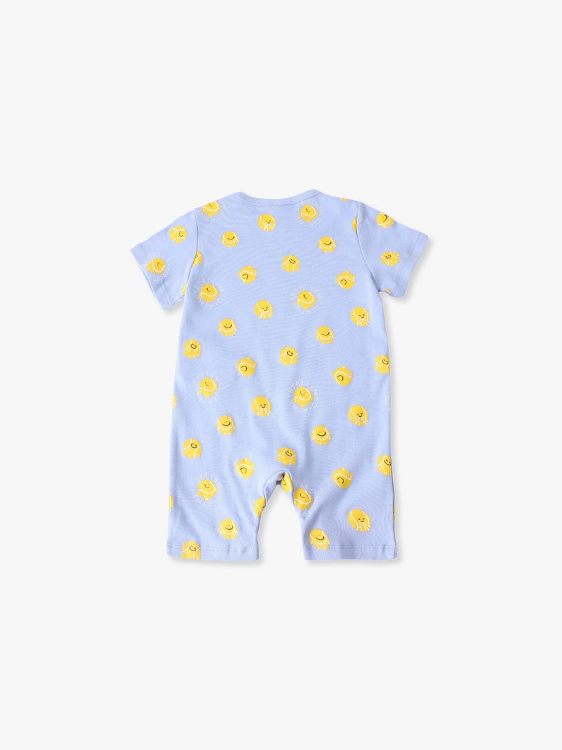 テニスボール プリント ビブ ロンパース ボックス セット（ライトブルー/9-12M） 詳細画像 light blue 3