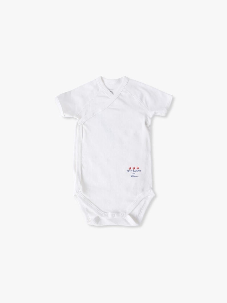 ベビー ボディスーツ&times;ポーチ セット（レッド/12M） 詳細画像 red 1