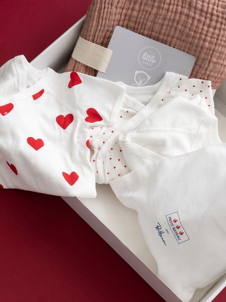 ベビー ボディスーツ&times;ポーチ セット（レッド/12M） 詳細画像 red 8