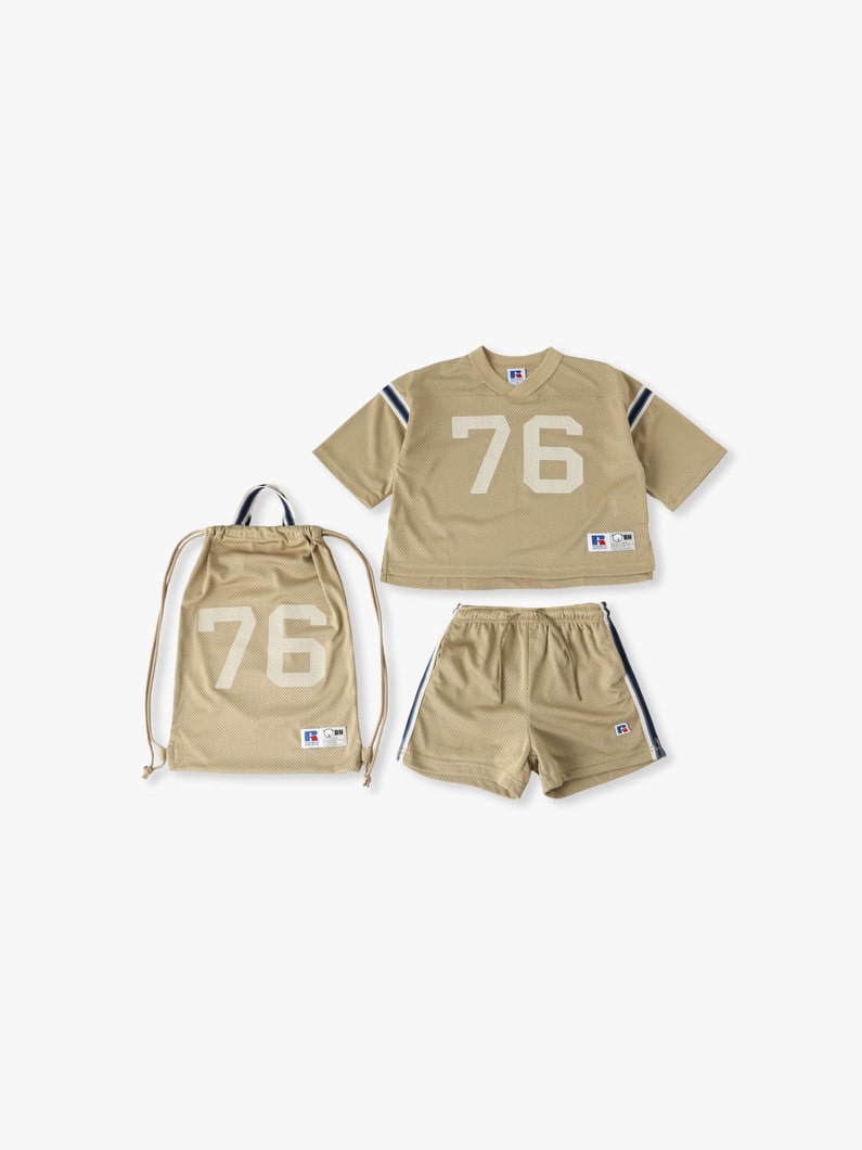 ナンバリング メッシュ セットアップ＆ナップサック  詳細画像 beige 4