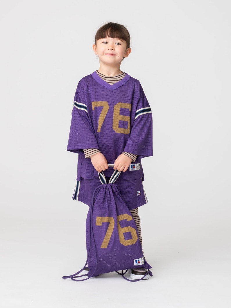 ナンバリング メッシュ セットアップ＆ナップサック  詳細画像 purple