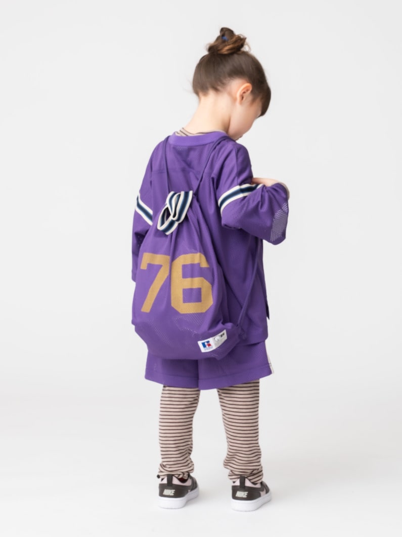 ナンバリング メッシュ セットアップ＆ナップサック  詳細画像 purple 2