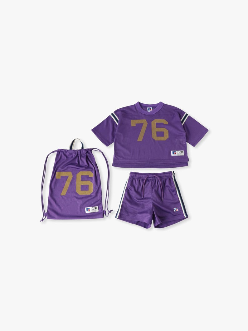 ナンバリング メッシュ セットアップ＆ナップサック  詳細画像 purple 3