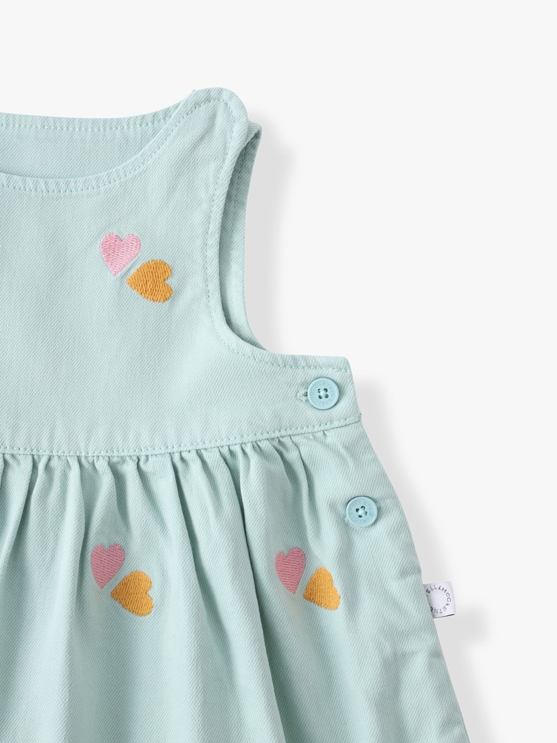 ハート エンブロイダリー ギャバジン ドレス（18M） 詳細画像 mint 2