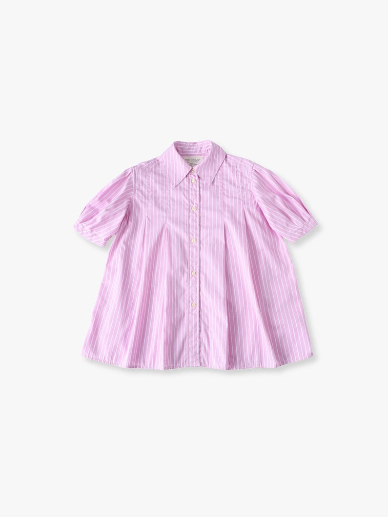 タイプライター シャツ ドレス（105-125cm） 詳細画像 pink 1