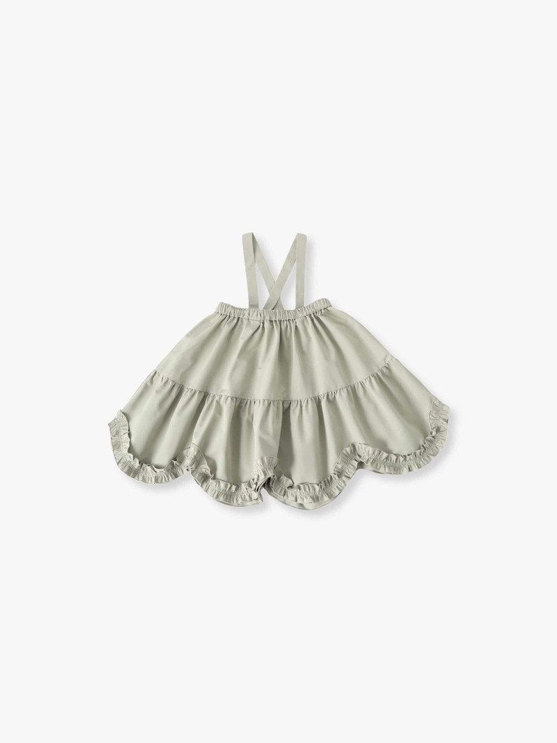 スカラップ ドレス（7M-9Y） 詳細画像 khaki 5