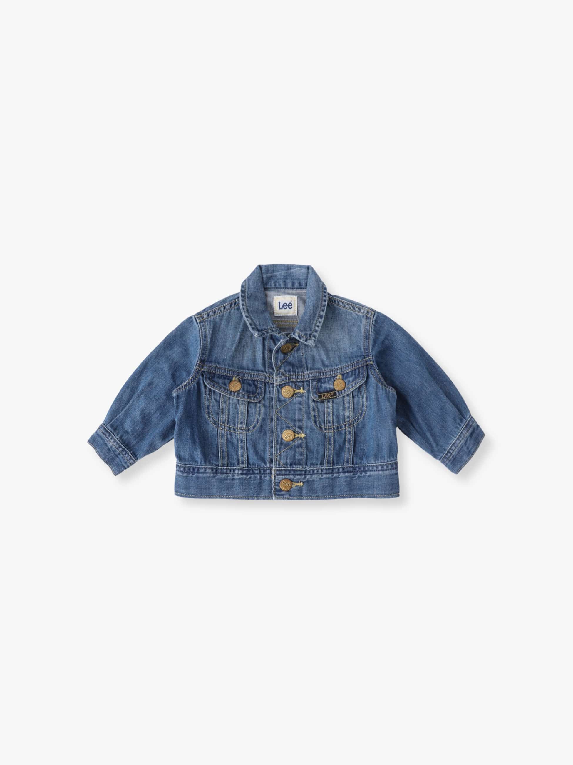 デニム ライダースジャケット（ライトブルー/90-100cm）｜Lee(リー