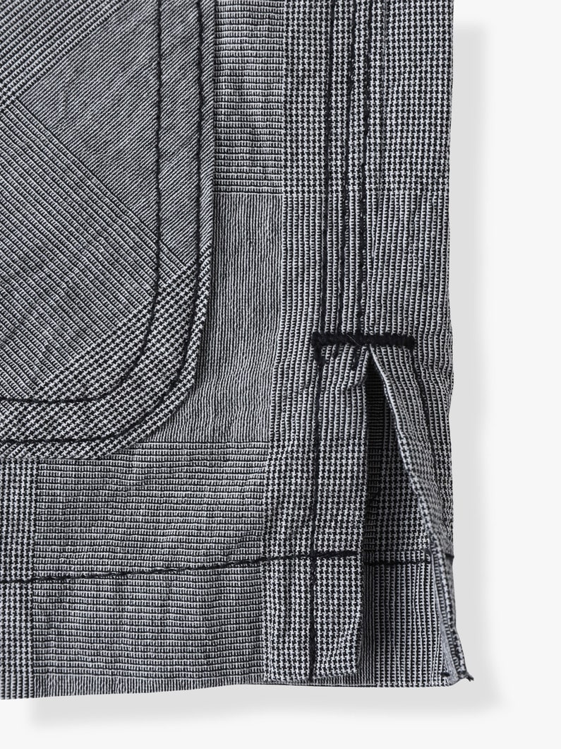 ワッシャー チェック ジャケット（100-140cm） 詳細画像 black 3