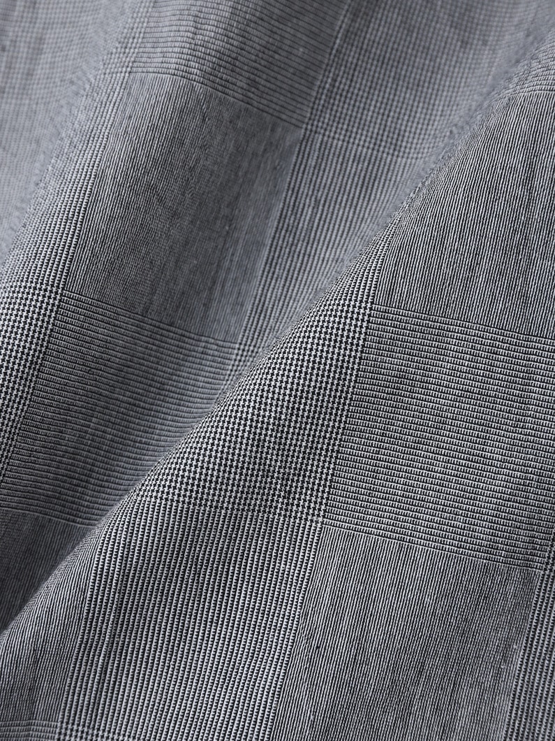 ワッシャー チェック ジャケット（100-140cm） 詳細画像 black 4