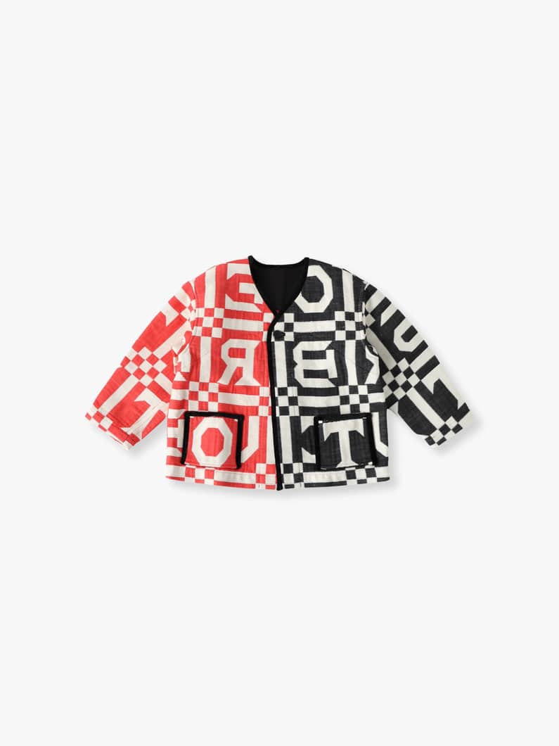 ツートーン ジャケット（4-6Y） 詳細画像 red 1