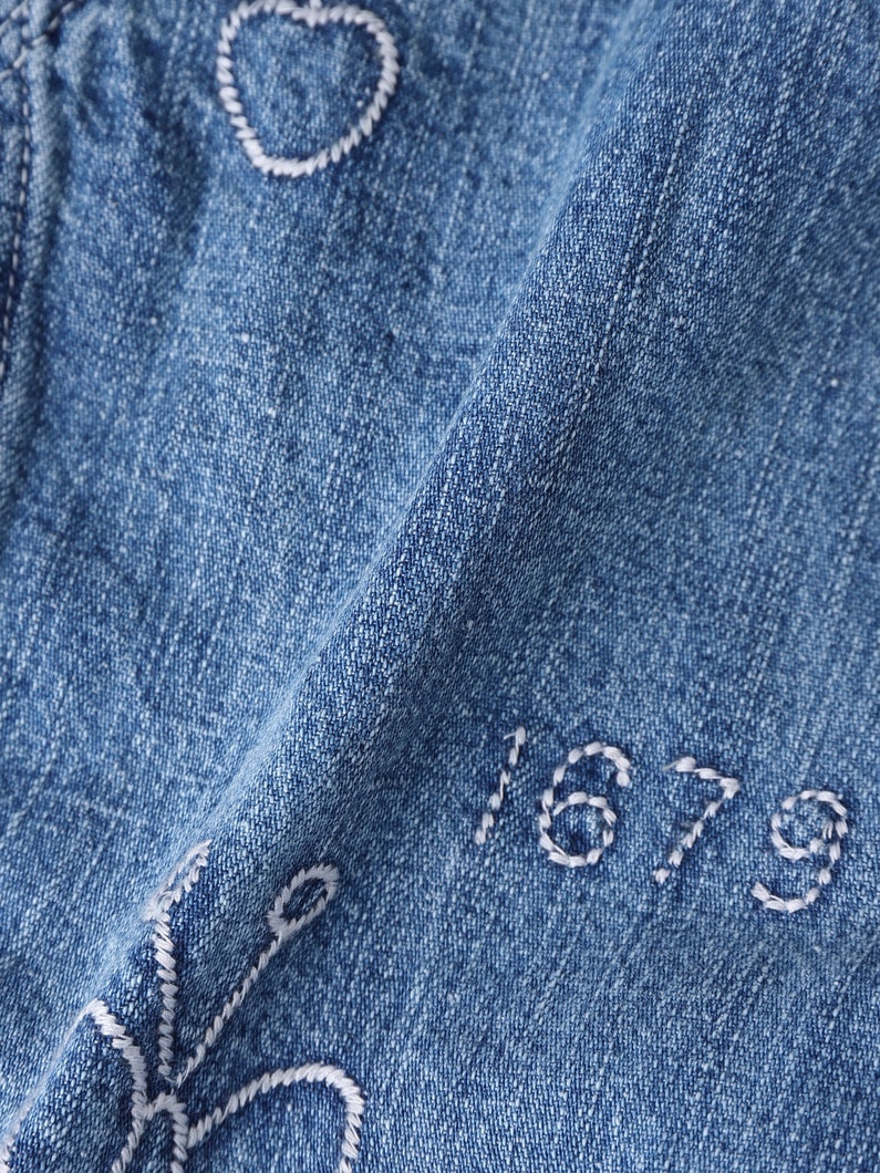 ワーク デニム ジャケット（105-125cm） 詳細画像 blue 4