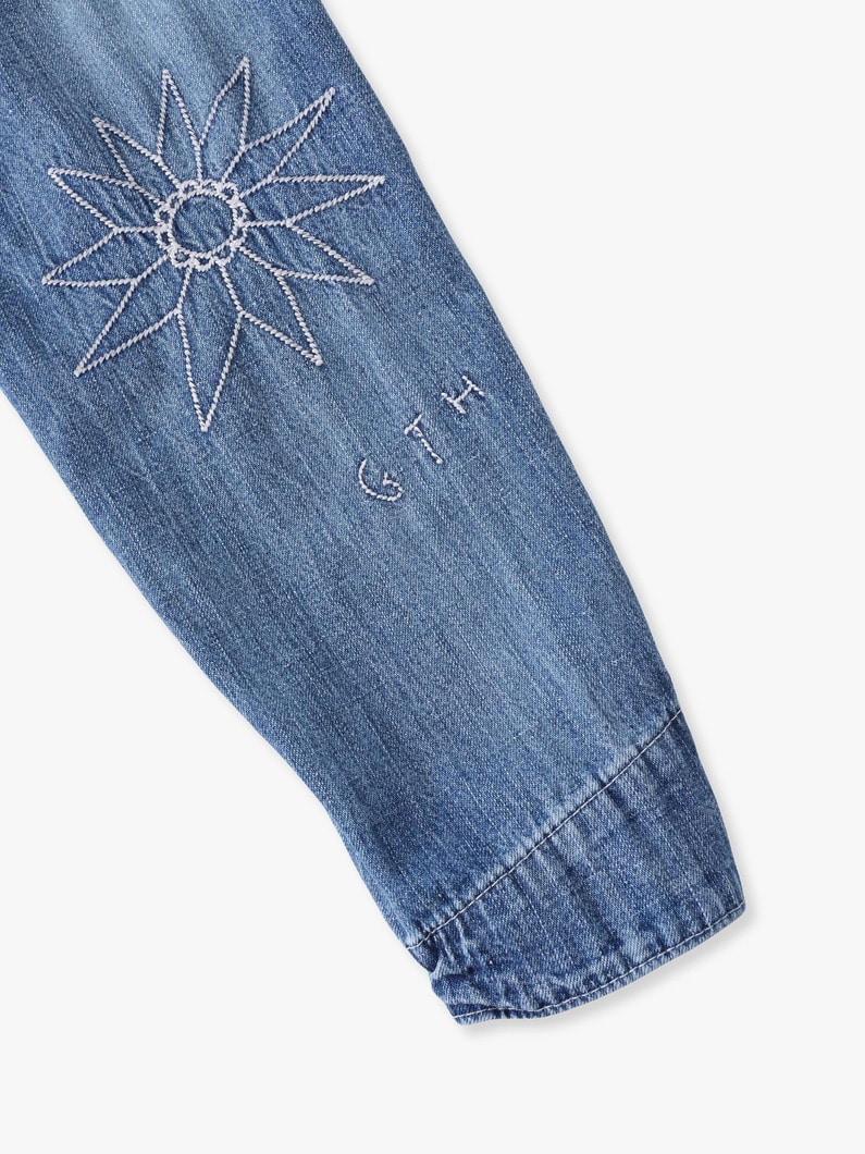 ワーク デニム ジャケット（135cm） 詳細画像 blue 3