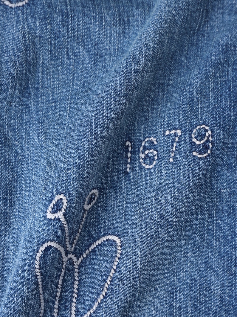 ワーク デニム ジャケット（135cm） 詳細画像 blue 4