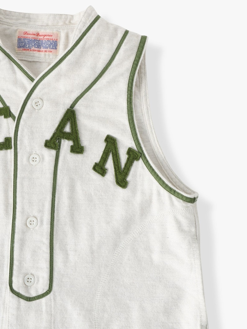 ベースボール ベスト（115cm） 詳細画像 white 2