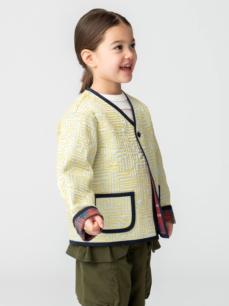 タイニー キルティング ジャケット（2-8Y） 詳細画像 mint 3