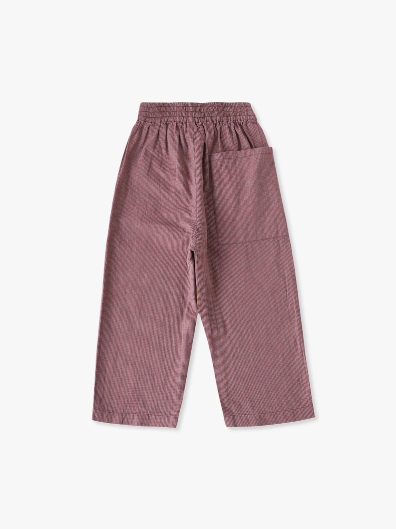 ギンガム チェック パンツ （レッド/グリーン/100-140cm） 詳細画像 red 1